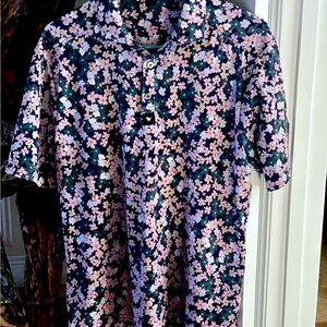 Men’s Bad Birdie Floral Polo Shirt